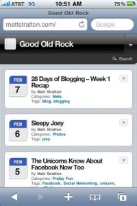 WPtouch iPhone Theme